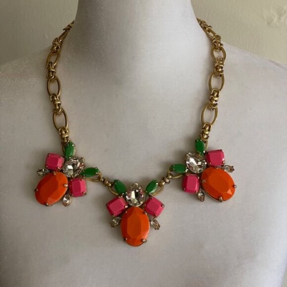 J. CREW Happy Bee Statement Vintage Necklace - Picture 2 of 15